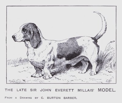 Le modèle du défunt Sir John Everett Millais - Charles Burton (after) Barber