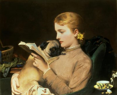 Blonde et brune - Charles Burton Barber