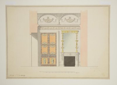 Conception de la Bibliothèque du Cabinet, Début des années 1780 - Charles Cameron