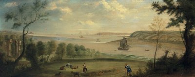 Un voyageur se reposant dans les jardins de Broke Hall, Suffolk - Charles Catton