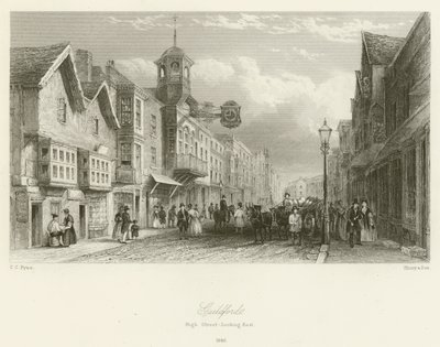 Guildford, High Street, vue vers l