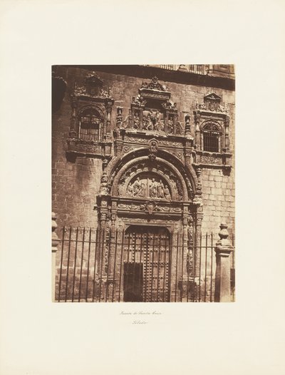 Puerta de Santa Cruz, Tolède - Charles Clifford