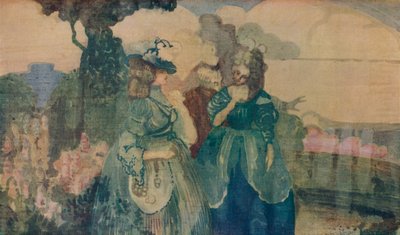 Dans le pays bleu ou Colloque Sentimental, vers 1895 - Charles Edward Conder