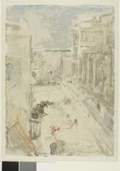 Rue à Séville - Charles Edward Conder