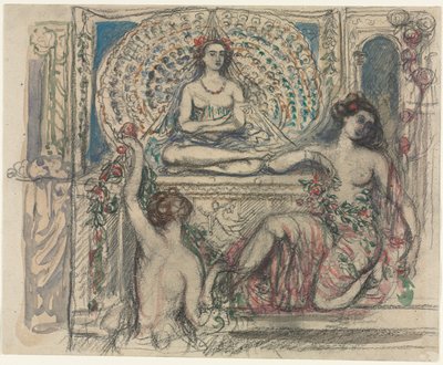 Le Trône du Paon - Charles Edward Conder