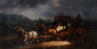 Leeds et Londres Royal Mail, vers 1835 - Charles Cooper Henderson