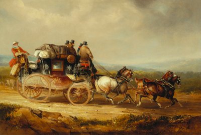 Le courrier royal de Londres à Worcester - Charles Cooper Henderson