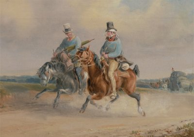 Compagnons de voyage, ou Une scène sur la route en France - Charles Cooper Henderson