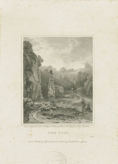 Dovedale - Maison de pêche de [Charles] Cotton: gravure, nd [?19th cent] - Charles Cotton