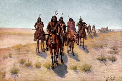 Hommes apaches amérindiens - Charles Craig