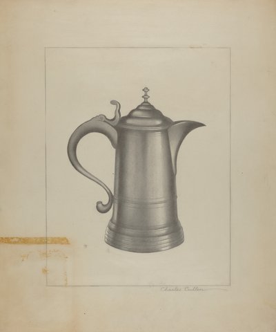 Flacon en étain - Charles Cullen