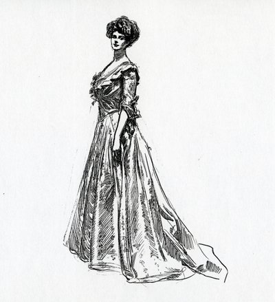 Une fille Gibson, vers 1902 - Charles Dana Gibson