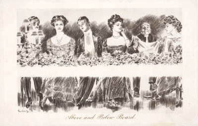 Au-dessus et en dessous du tableau - Charles Dana Gibson