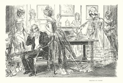 Visiteurs de la veille de Noël - Charles Dana Gibson