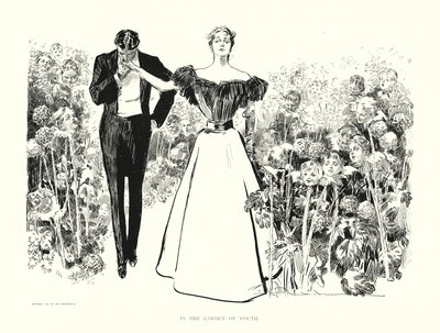 Dans le jardin de la jeunesse - Charles Dana Gibson