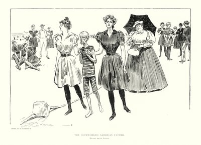 Le Père Américain Surmené - Charles Dana Gibson