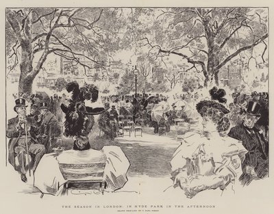 La Saison à Londres, à Hyde Park l