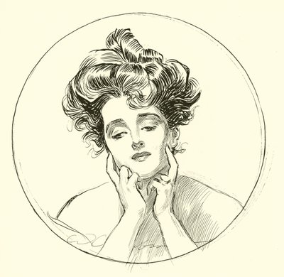 La belle veuve - Charles Dana Gibson