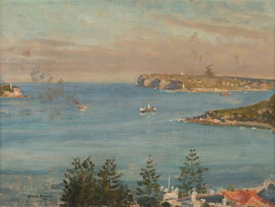 Vue vers Sydney Heads depuis le nord de la ville - Charles David Jones Bryant