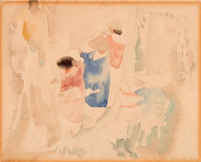 Artistes dessinant - Charles Demuth