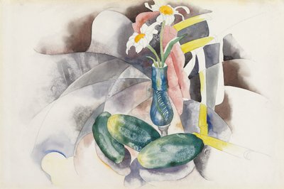 Fleurs et concombres, vers 1924 - Charles Demuth