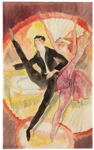 Dans le vaudeville : deux danseurs - Charles Demuth