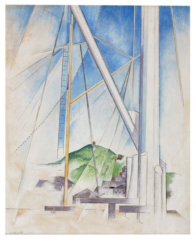 En clé de bleu, c.1919 - Charles Demuth
