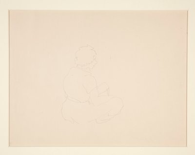 Femme Assise sur la Plage, probablement à Provincetown - Charles Demuth