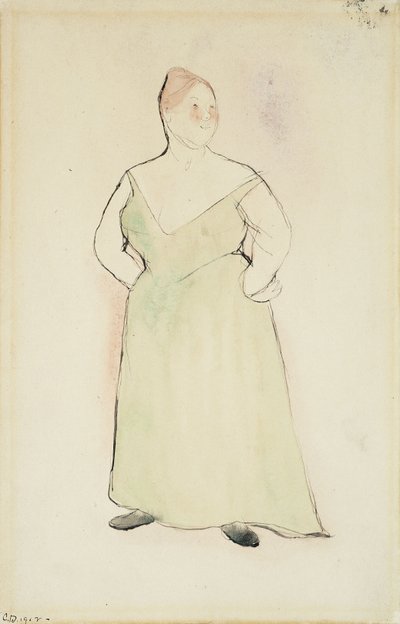 Femme en robe de soirée - Charles Demuth