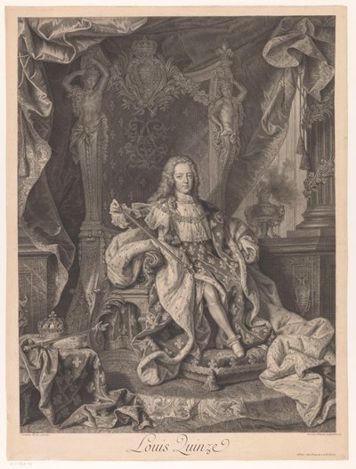 Portrait de Louis XV de France - Charles Dupuis