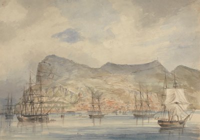 Vue de Gibraltar - Charles Dyce