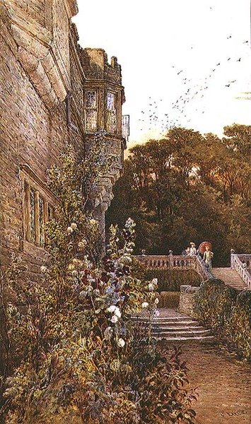 Sur la terrasse, Haddon Hall - Charles Earle