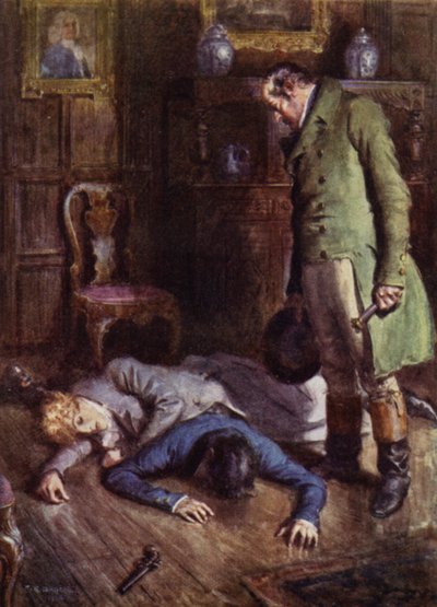 Illustration pour The Amateur Gentleman par Jeffery Farnol - Charles Edmund (after) Brock