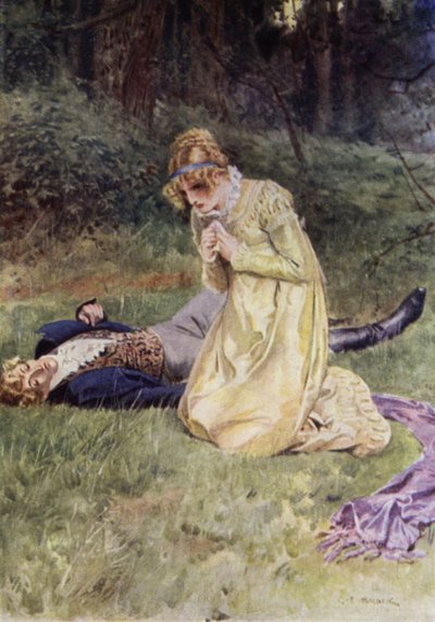 Illustration pour The Amateur Gentleman par Jeffery Farnol - Charles Edmund (after) Brock