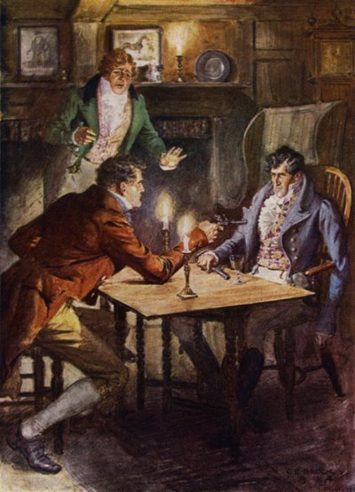 Illustration pour The Amateur Gentleman par Jeffery Farnol - Charles Edmund (after) Brock