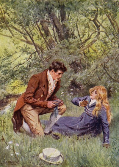 Illustration pour The Amateur Gentleman par Jeffery Farnol - Charles Edmund (after) Brock