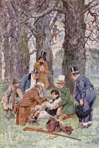 Illustration pour Les Papiers de Pickwick de Charles Dickens - Charles Edmund (after) Brock