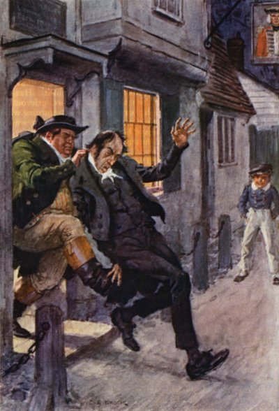 Illustration pour Les Papiers de Pickwick de Charles Dickens - Charles Edmund (after) Brock