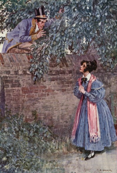 Illustration pour Les Papiers de Pickwick par Charles Dickens - Charles Edmund (after) Brock