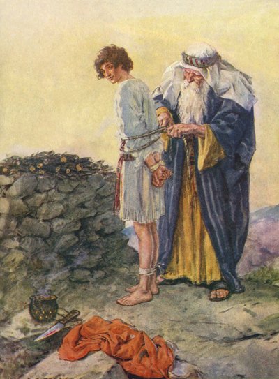 Abraham lie Isaac en sacrifice - Charles Edmund Brock