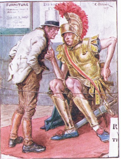 Docteur Marigold, qui est le jeune homme étrange qui rôde autour de vos charrettes ?, illustration de Prescription du Dr Marigold - Charles Edmund Brock