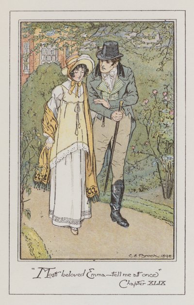 Illustration pour Emma de Jane Austen - Charles Edmund Brock
