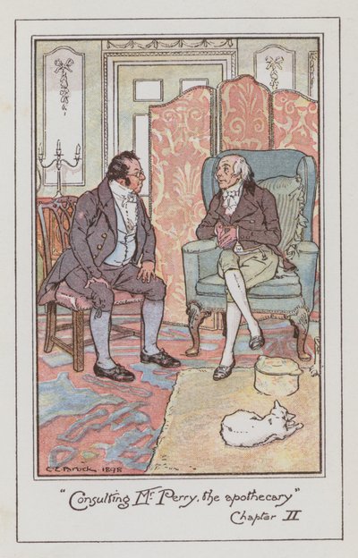 Illustration pour Emma de Jane Austen - Charles Edmund Brock