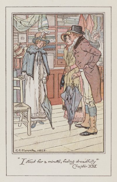 Illustration pour Emma de Jane Austen - Charles Edmund Brock