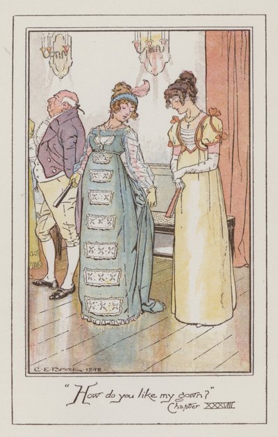 Illustration pour Emma de Jane Austen - Charles Edmund Brock