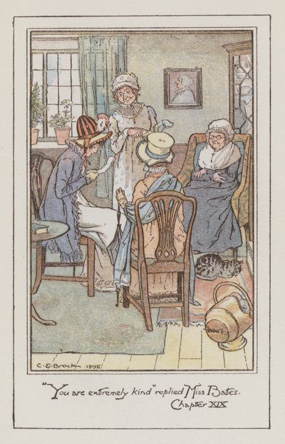 Illustration pour Emma de Jane Austen - Charles Edmund Brock
