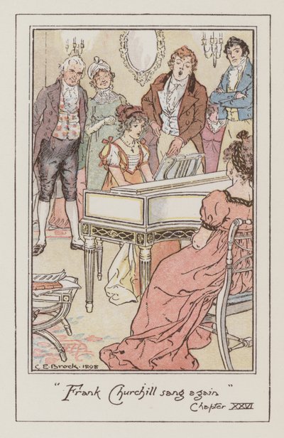 Illustration pour Emma de Jane Austen - Charles Edmund Brock