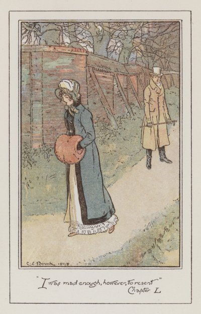 Illustration pour Emma de Jane Austen - Charles Edmund Brock