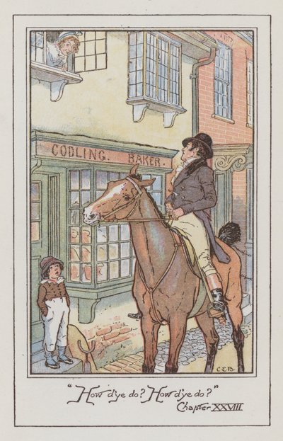 Illustration pour Emma de Jane Austen - Charles Edmund Brock