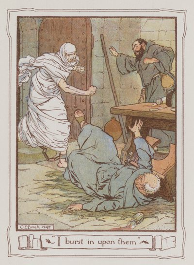 Illustration pour Ivanhoé de Sir Walter Scott - Charles Edmund Brock
